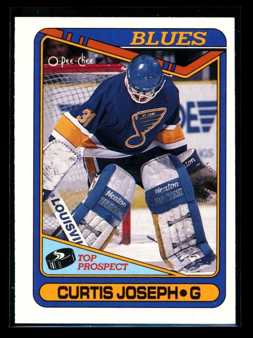 CURTIS JOSEPH 1990-91 O-Pee-Chee #171 Hockey Base - Hobby Gems