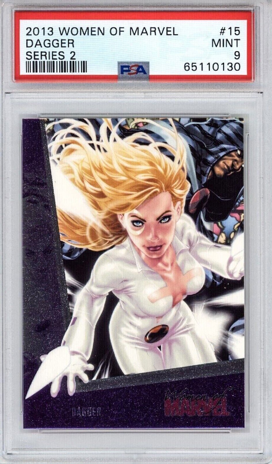 DAGGER PSA 9 2013 Rittenhouse Women of Marvel #15 Marvel Base Graded Cards - Hobby Gems