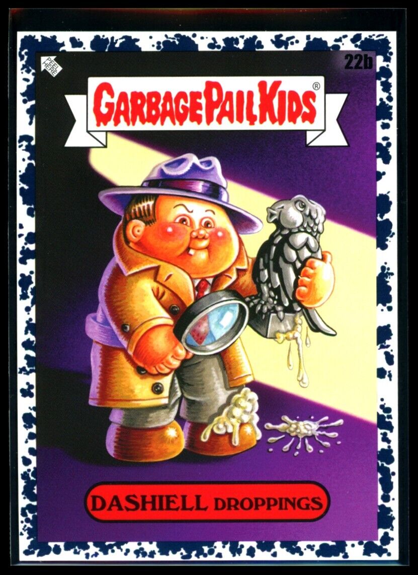 DAHIELL DROPPINGS 2022 Topps Book Worms Inkwell Black Garbage Pail Kids #22b Garbage Pail Kids Base - Hobby Gems