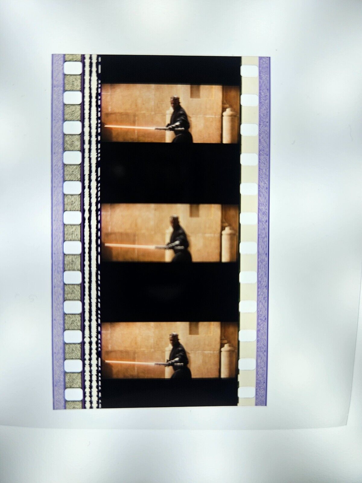 Darth Maul Star Wars Episode 1 Phantom Menace 35mm Original Film Cells SW2074 Star Wars 35mm Film Cell - Hobby Gems