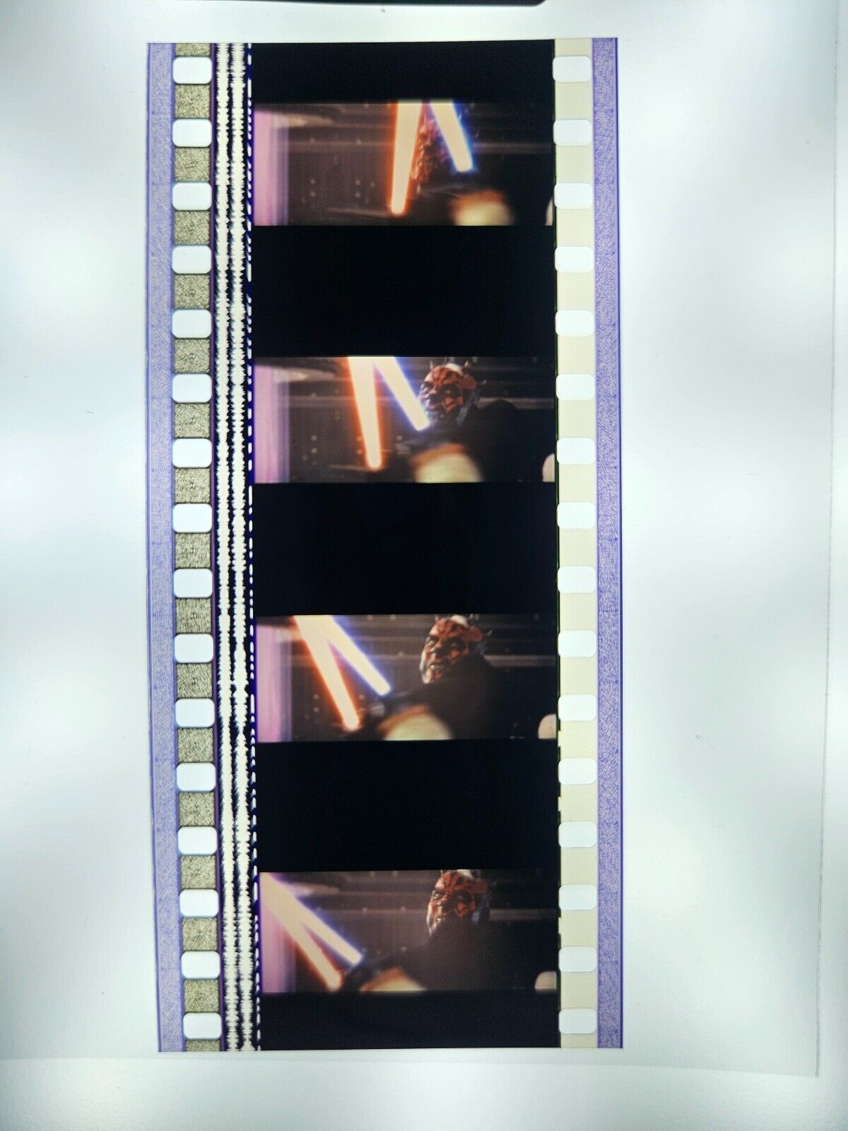 Darth Maul Star Wars Episode 1 Phantom Menace 35mm Original Film Cells SW2095 Star Wars 35mm Film Cell - Hobby Gems