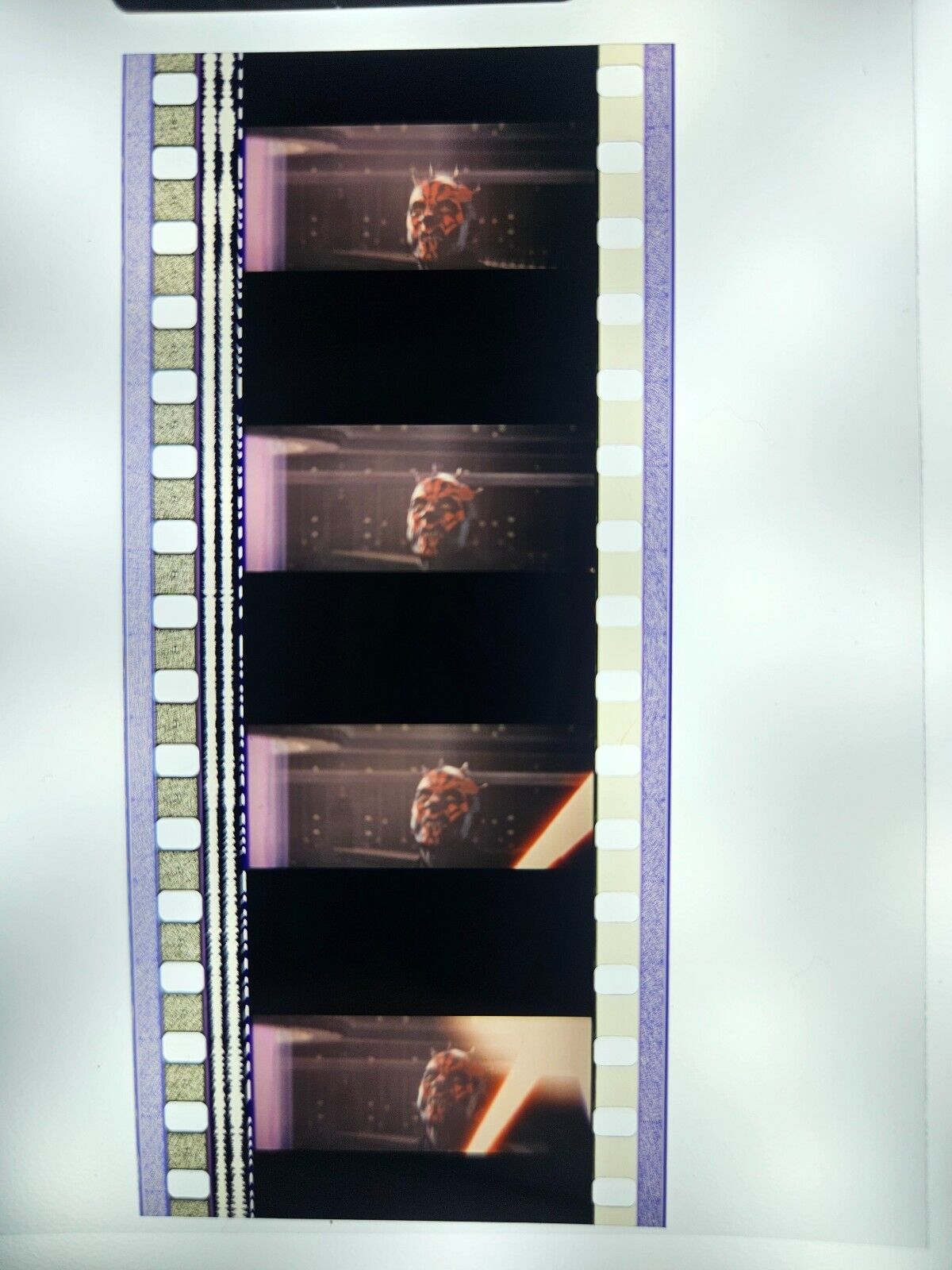 Darth Maul Star Wars Episode 1 Phantom Menace 35mm Original Film Cells SW2100 Star Wars 35mm Film Cell - Hobby Gems