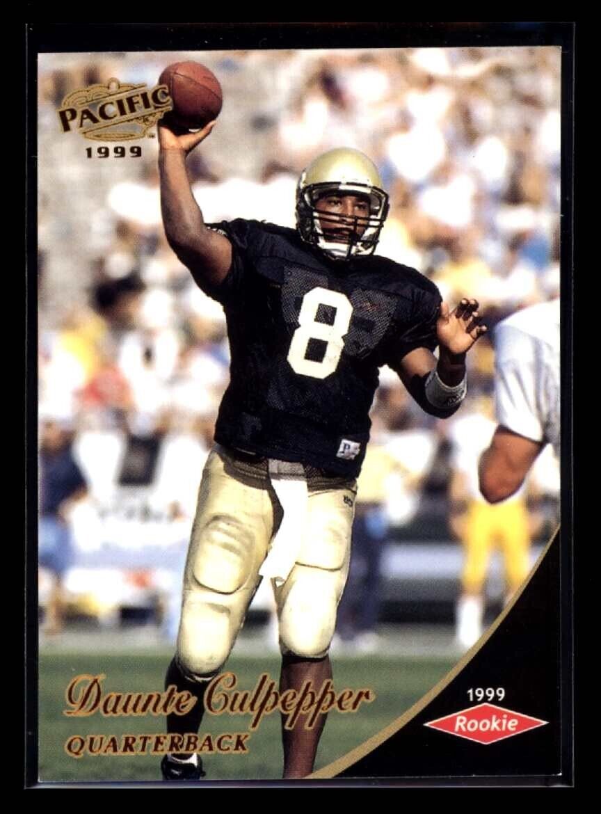 DAUNTE CULPEPPER 1999 Pacific Copper RC #429 21/99 Football Parallel RC Serial Numbered - Hobby Gems
