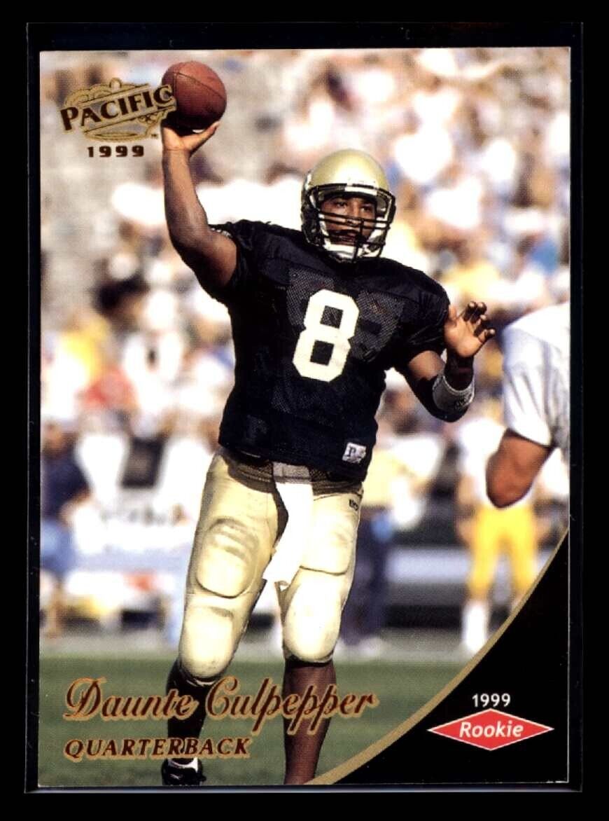 DAUNTE CULPEPPER 1999 Pacific Copper RC #429 82/99 Football Parallel RC Serial Numbered - Hobby Gems