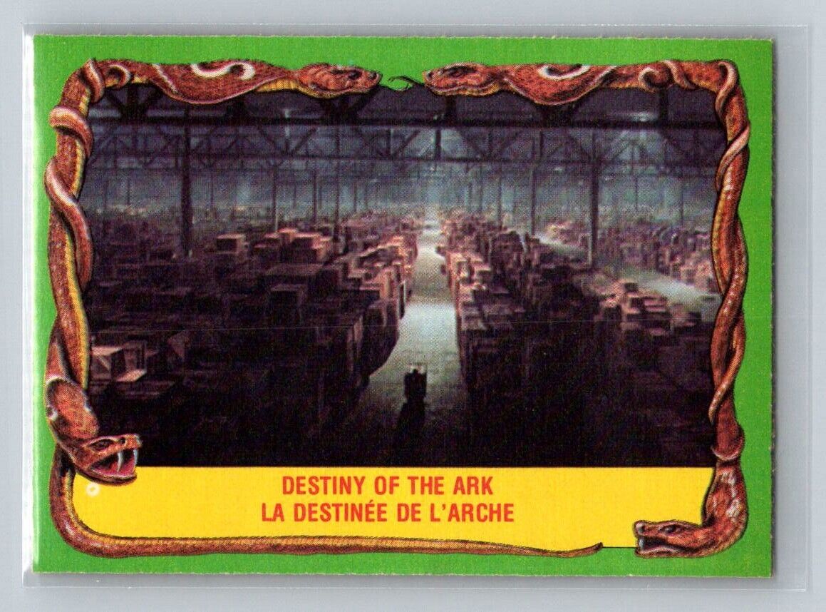 DESTINY OF THE ARK 1981 O-Pee-Chee Raiders of the Lost Ark #87 Raiders of the Lost Ark Base - Hobby Gems