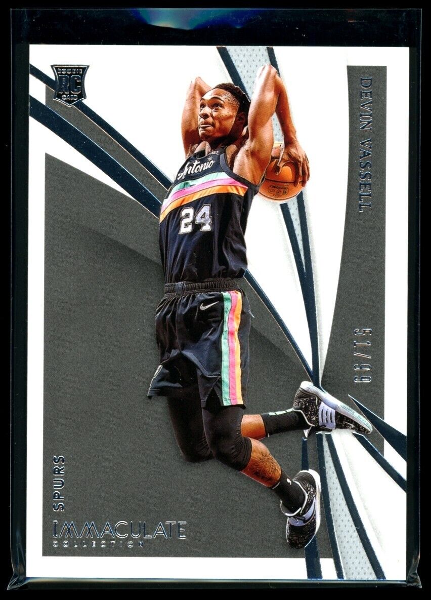 DEVIN VASSELL 2020-21 Panini Immaculate Collection 51/99 #26 Basketball Serial Numbered - Hobby Gems