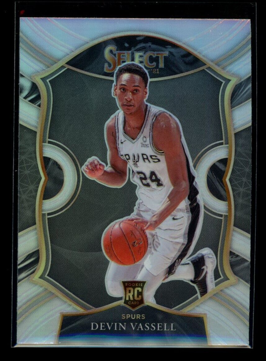 DEVIN VASSELL 2020-21 Panini Select RC Concourse Silver Prizm #71 Basketball Parallel - Hobby Gems