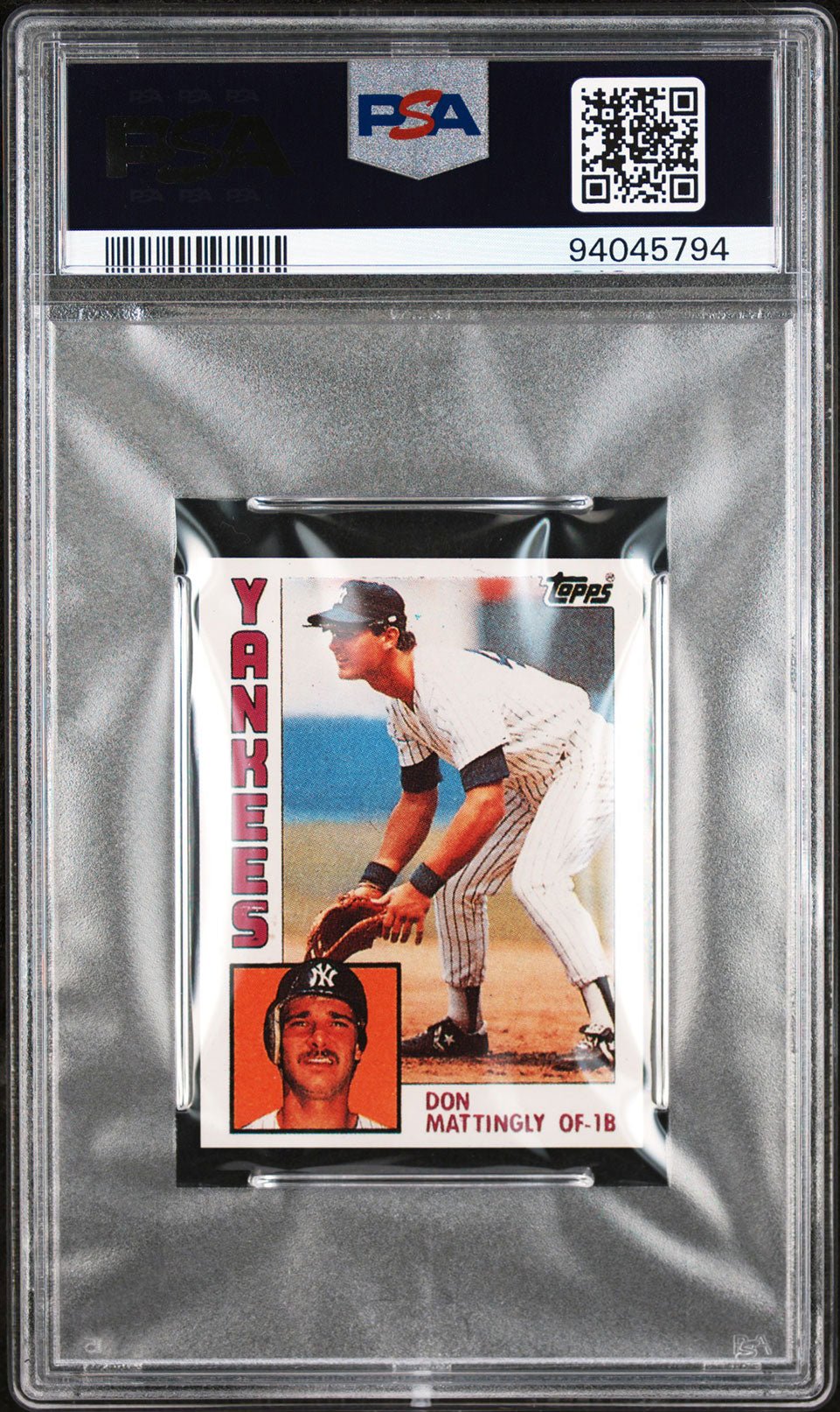 DON MATTINGLY PSA 8 1990 Topps Doubleheaders Baseball Base Graded Cards - Hobby Gems