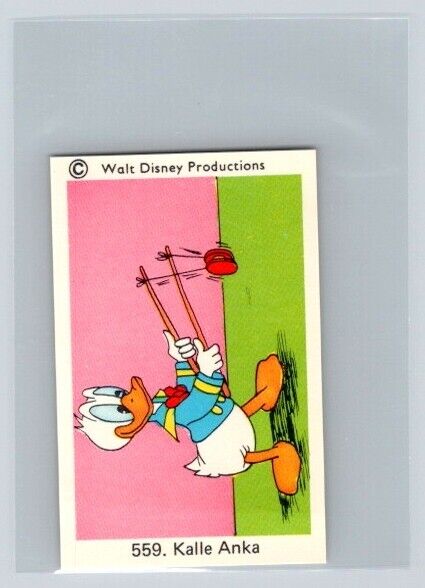 DONALD DUCK KALLE ANKA Walt Disney's Varldsberomda Motiv Aoika Bytesbilder #559 Disney Base - Hobby Gems