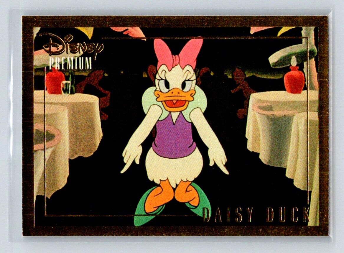 DONALD'S CRIME Daisy Duck 1995 Skybox Disney Premium #24 C1 Disney Base - Hobby Gems