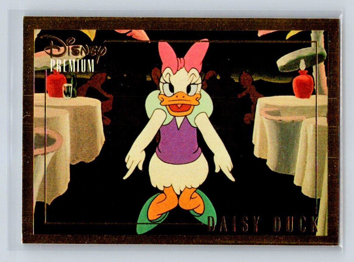 DONALD'S CRIME Daisy Duck 1995 Skybox Disney Premium #24 C2 Disney Base - Hobby Gems