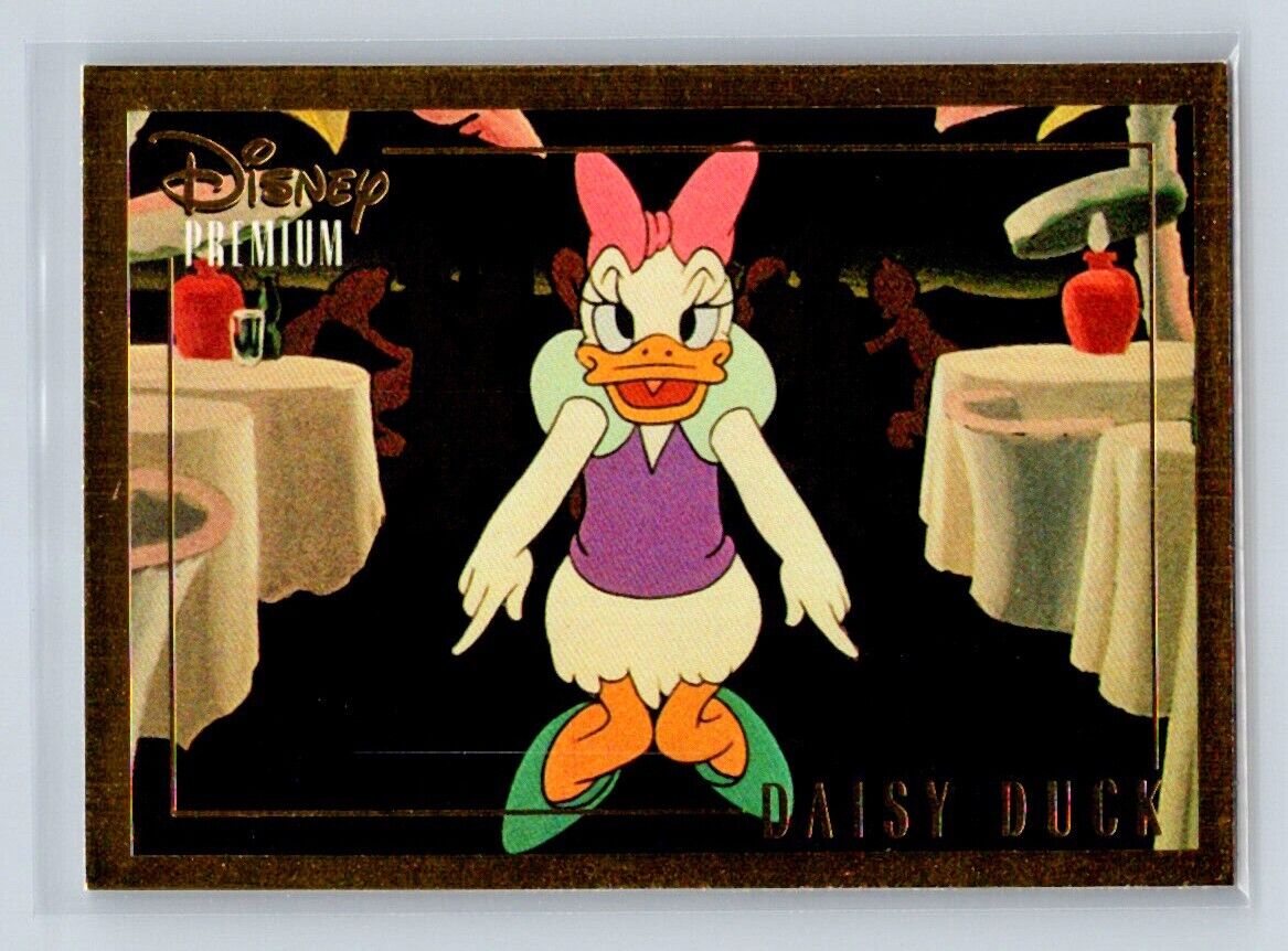DONALD'S CRIME Daisy Duck 1995 Skybox Disney Premium #24 C3 Disney Base - Hobby Gems