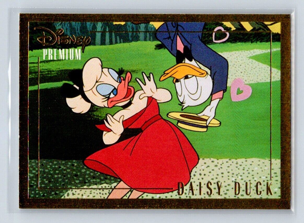 DONALD'S DIARY Donald & Daisy Duck 1995 Skybox Disney Premium #28 Disney Base - Hobby Gems
