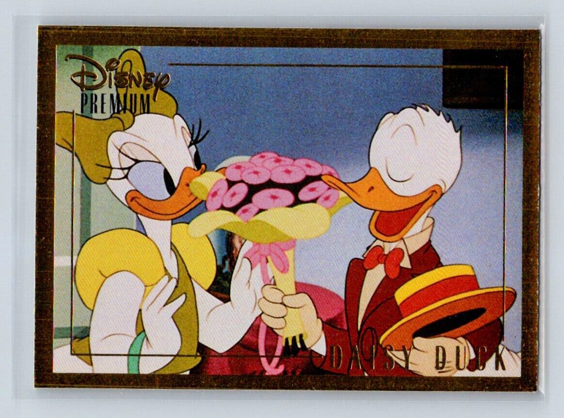 DONALD'S DOUBLE TROUBLE Donald & Daisy Duck 1995 Skybox Disney Premium #26 C3 Disney Base - Hobby Gems