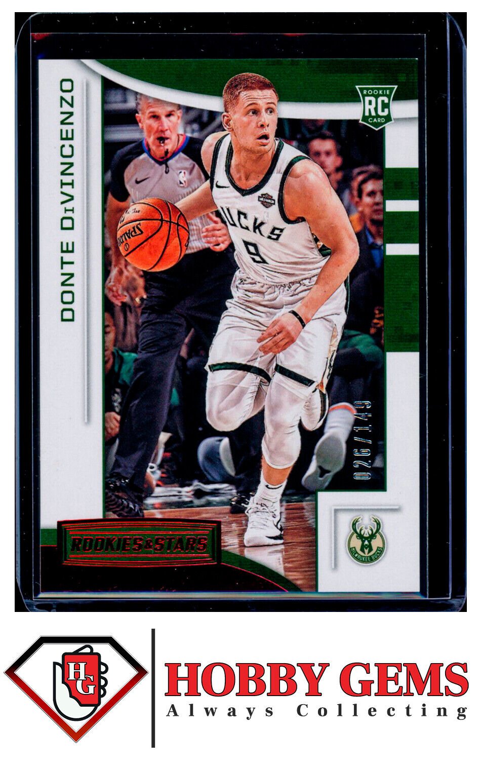 DONTE DIVINCENZO 2018-19 Panini Chronicles RC Rookies & Stars Red 26/149 #624 Basketball Parallel Serial Numbered - Hobby Gems