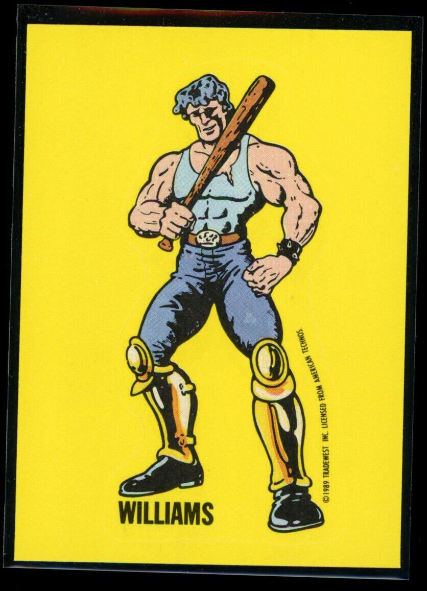 DOUBLE DRAGON WILLIAMS 1989 Topps Nintendo Sticker #29 NM Nintendo Sticker - Hobby Gems