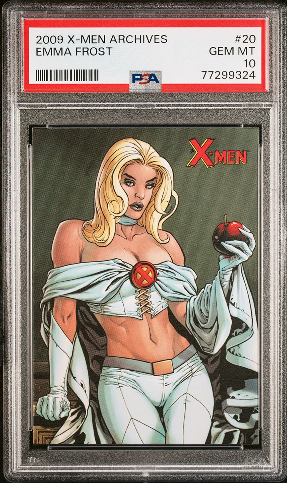 EMMA FROST PSA 10 2009 Rittenhouse Marvel X-Men Archives #20 C1 Marvel Base Graded Cards - Hobby Gems