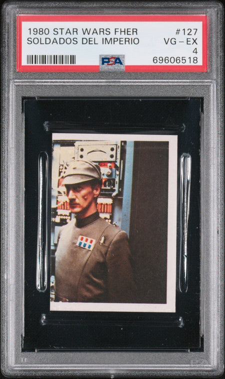 EMPIRE PSA 4 1980 Star Wars Fher Soldados Del Imperio #127 Star Wars Base Graded Cards - Hobby Gems