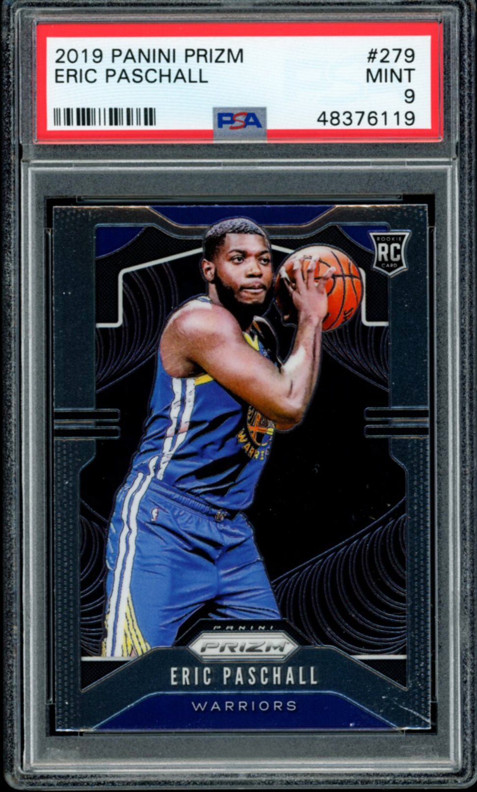 ERIC PASCHALL PSA 10 2019-20 Panini Prizm RC #279 Basketball Base Graded Cards RC - Hobby Gems