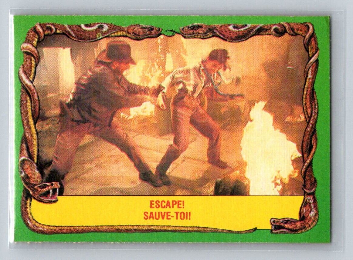 ESCAPE! 1981 O-Pee-Chee Raiders of the Lost Ark #32 Raiders of the Lost Ark Base - Hobby Gems