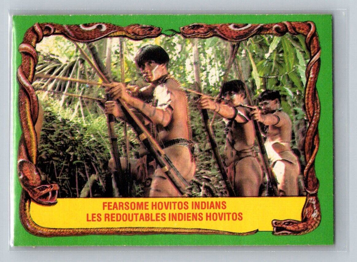 FEARSOME HOVITOS INDIANS 1981 O-Pee-Chee Raiders of the Lost Ark #13 C1 Raiders of the Lost Ark Base - Hobby Gems