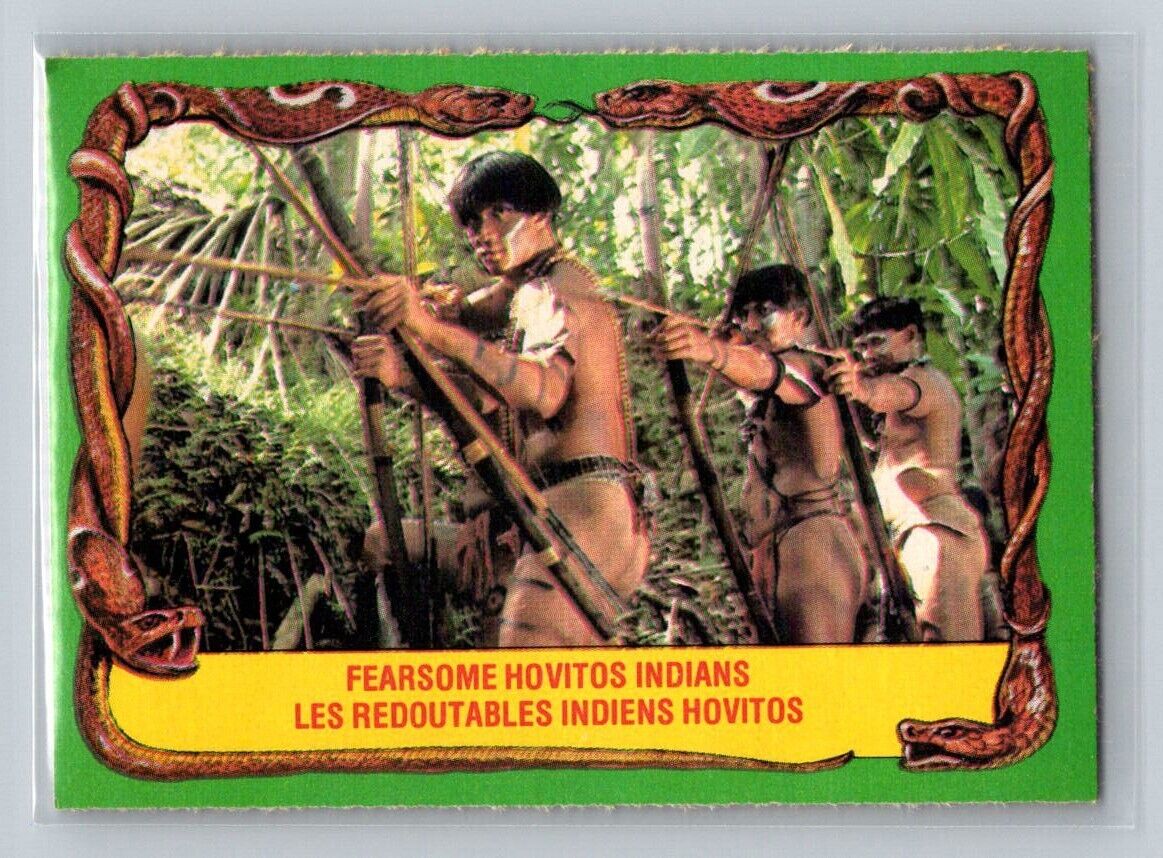 FEARSOME HOVITOS INDIANS 1981 O-Pee-Chee Raiders of the Lost Ark #13 C2 Raiders of the Lost Ark Base - Hobby Gems