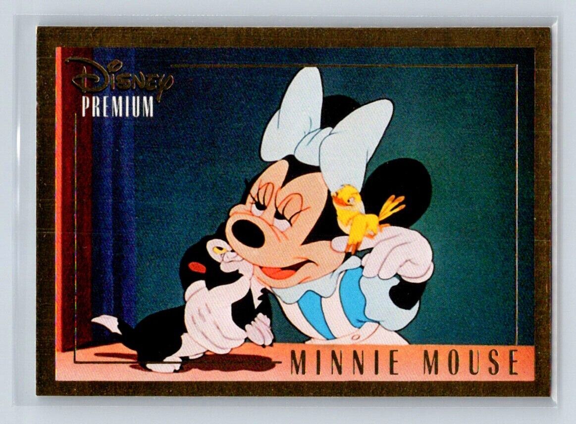 FIGARO AND FRANKIE Minnie Mouse 1995 Skybox Disney Premium #14 C1 Disney Base - Hobby Gems