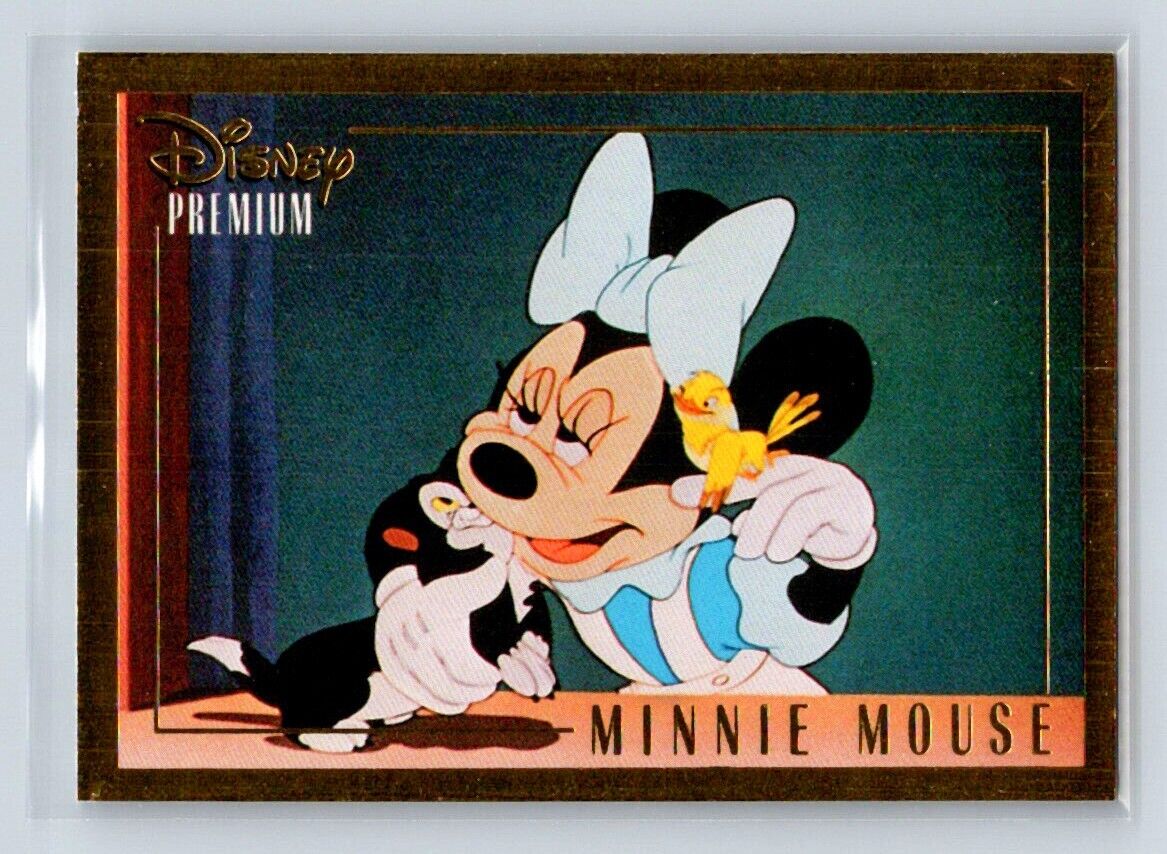 FIGARO AND FRANKIE Minnie Mouse 1995 Skybox Disney Premium #14 C2 Disney Base - Hobby Gems