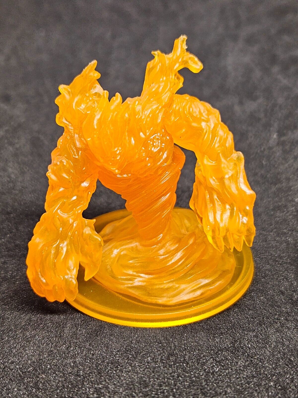 Fire Elemental Blacklist 28mm PVC Large Plastic Miniature Dungeons & Dragons Miniature Toy - Hobby Gems