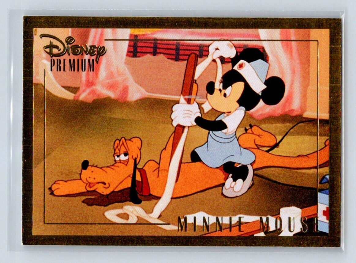 FIRST AIDERS Mickey Mouse & Pluto 1995 Skybox Disney Premium #13 Disney Base - Hobby Gems