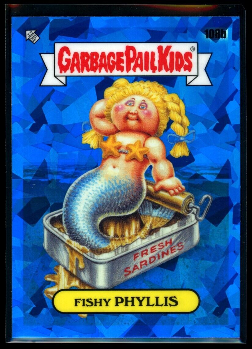 FISHY PHYLLIS 2021 Topps Sapphire Garbage Pail Kids #108b Garbage Pail Kids Base - Hobby Gems
