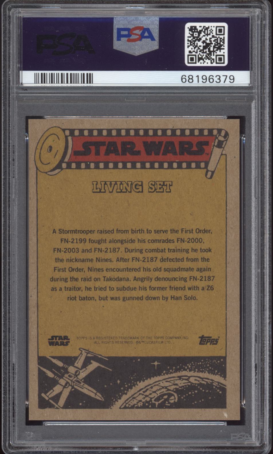 FN-2199 PSA 10 2021 Topps Star Wars Living #208 Star Wars Base Graded Cards - Hobby Gems