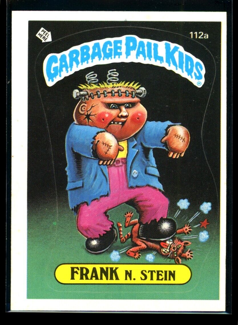 FRANK N. STEIN 1986 Garbage Pail Kids Series 3 #112a No Copyright NM C2 Garbage Pail Kids Base - Hobby Gems