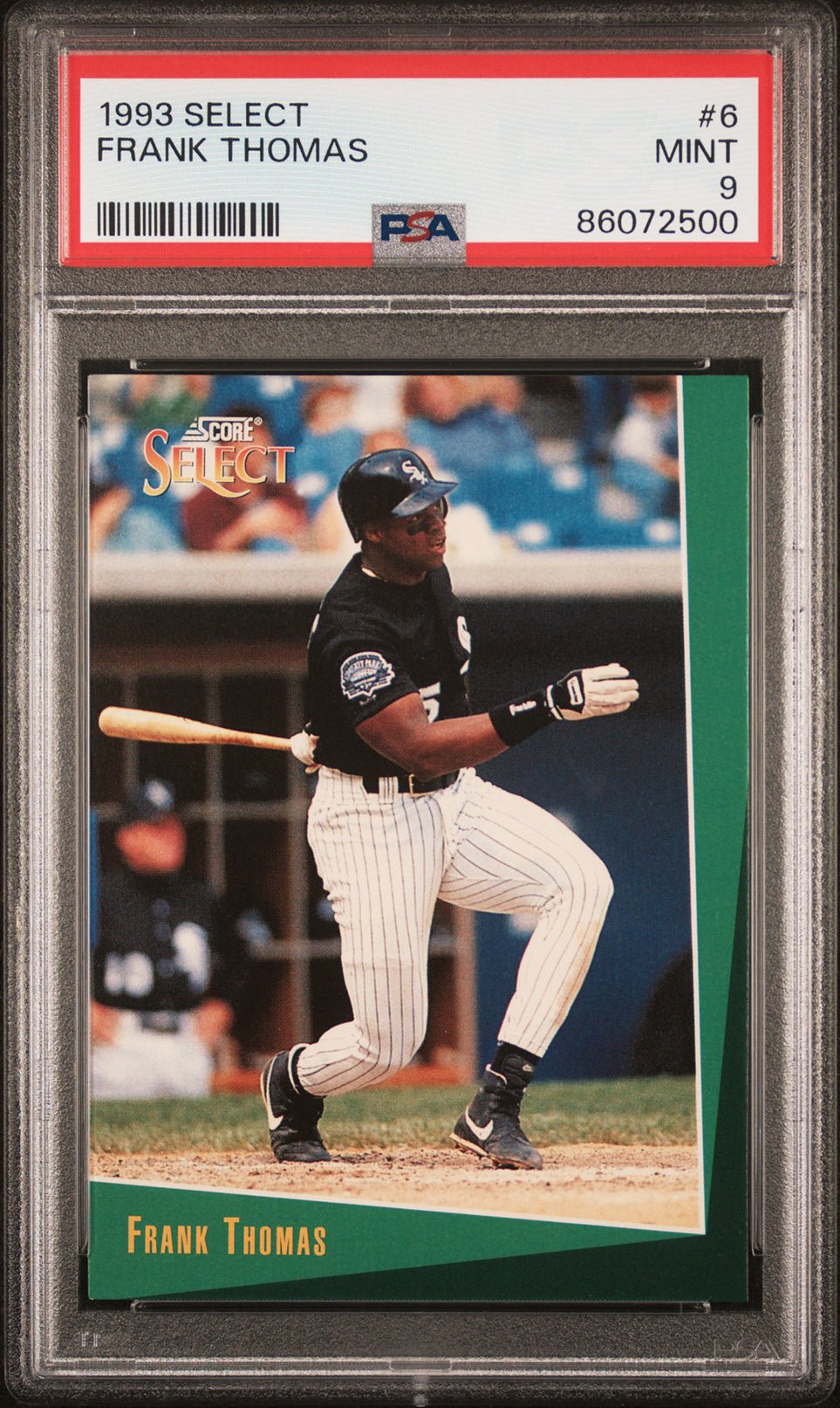 FRANK THOMAS PSA 9 1993 Select #6 Baseball Base Graded Cards - Hobby Gems