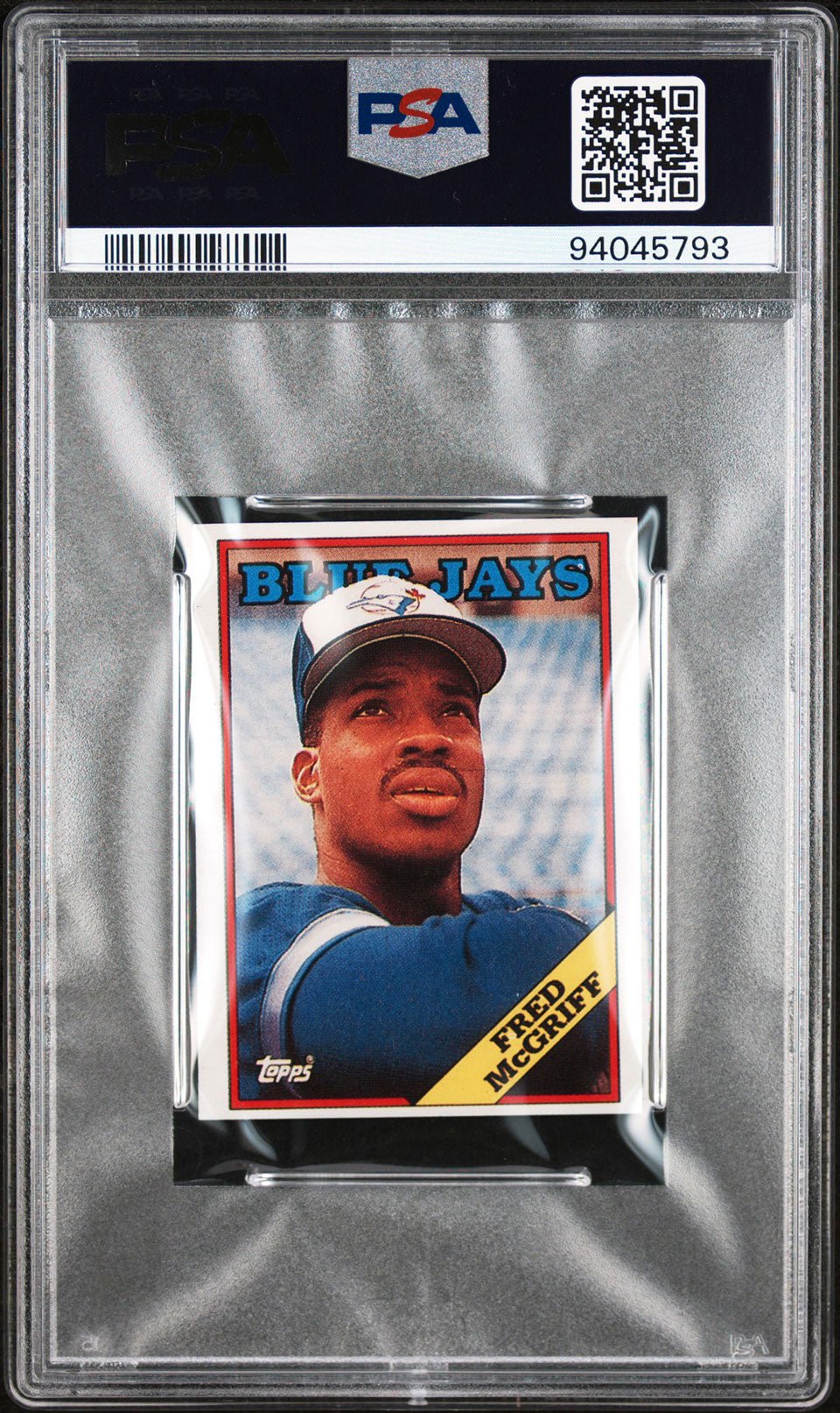 FRED MCGRIFF PSA 9 1990 Topps Doubleheaders Baseball Base Graded Cards - Hobby Gems