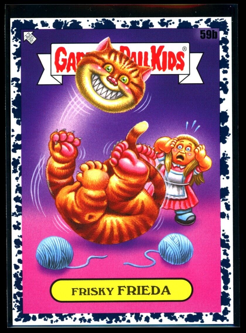 FRISKY FRIEDA 2022 Topps Book Worms Inkwell Black Garbage Pail Kids #59b Garbage Pail Kids Base - Hobby Gems