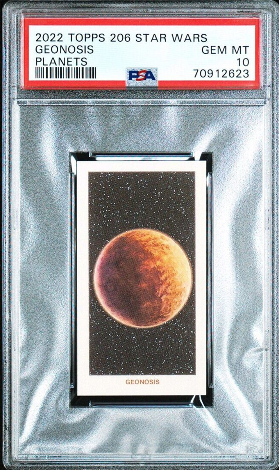 GEONOSIS PSA 10 2022 Topps 206 Star Wars Planets Limited Edition Star Wars Base Graded Cards - Hobby Gems