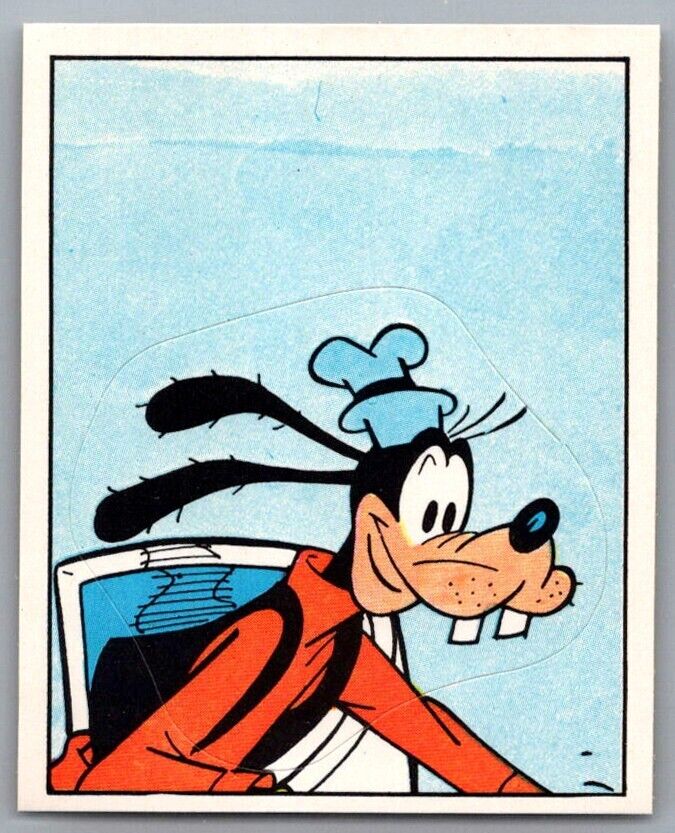 GOOFY 1978 Disney Mickey Story Panini Sticker #321 C2 Disney Sticker - Hobby Gems