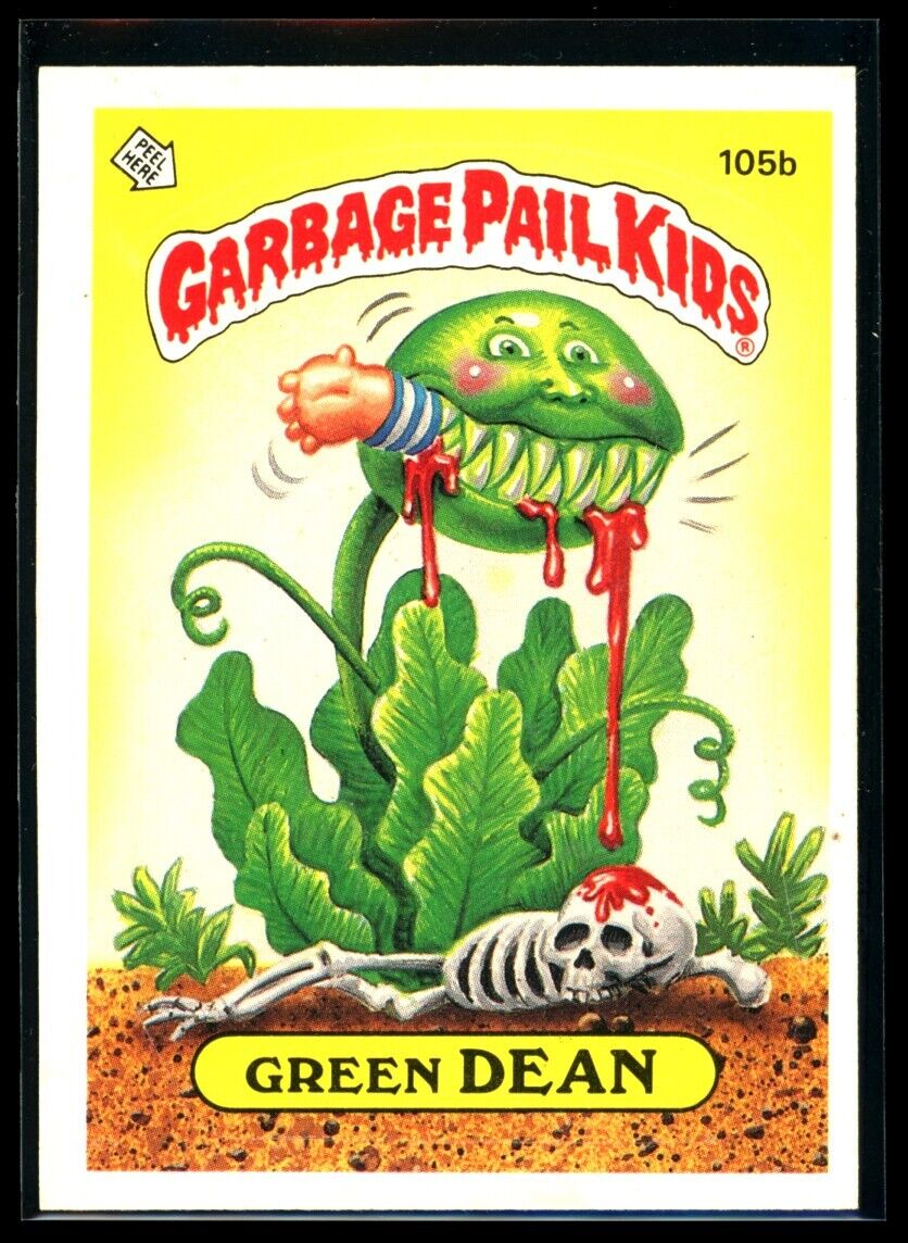 GREEN DEAN 1986 Garbage Pail Kids Series 3 #105b NM C4 Garbage Pail Kids Base - Hobby Gems