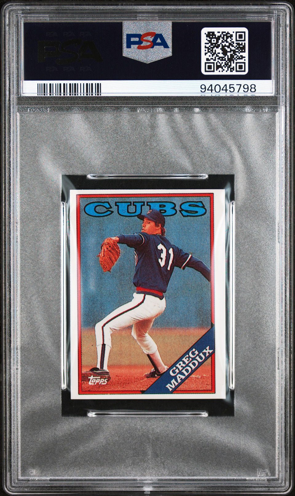 GREG MADDUX PSA 4 1990 Topps Doubleheaders Baseball Base Graded Cards - Hobby Gems