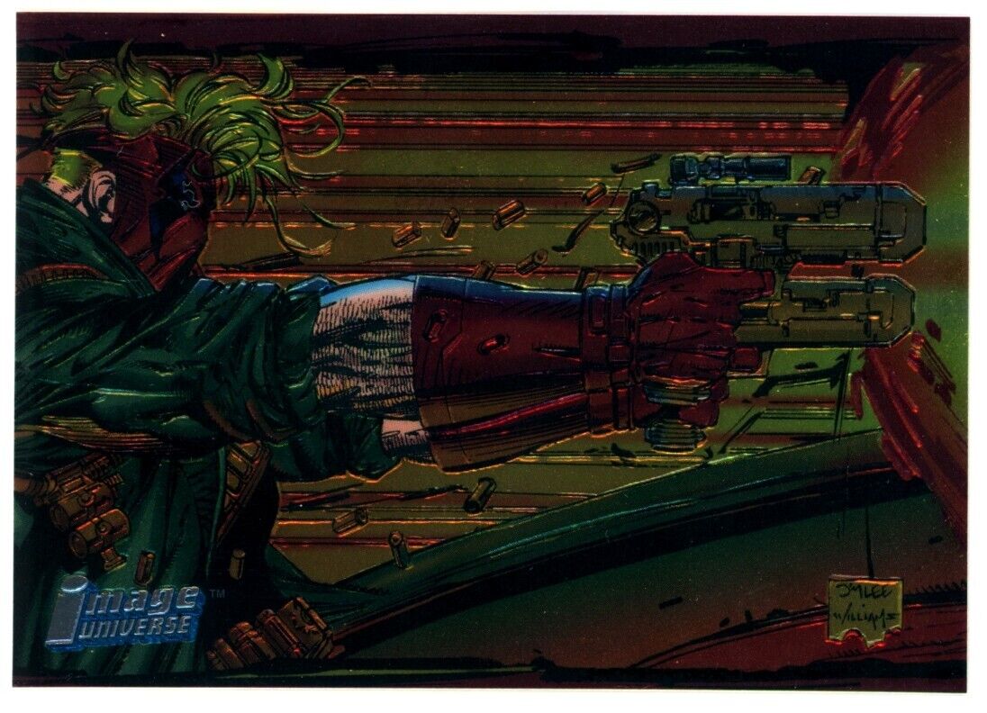 GRIFTER WILDC.A.T.S. 1995 Topps Image Universe Founders Series #17 WildC.A.T.S. Base - Hobby Gems