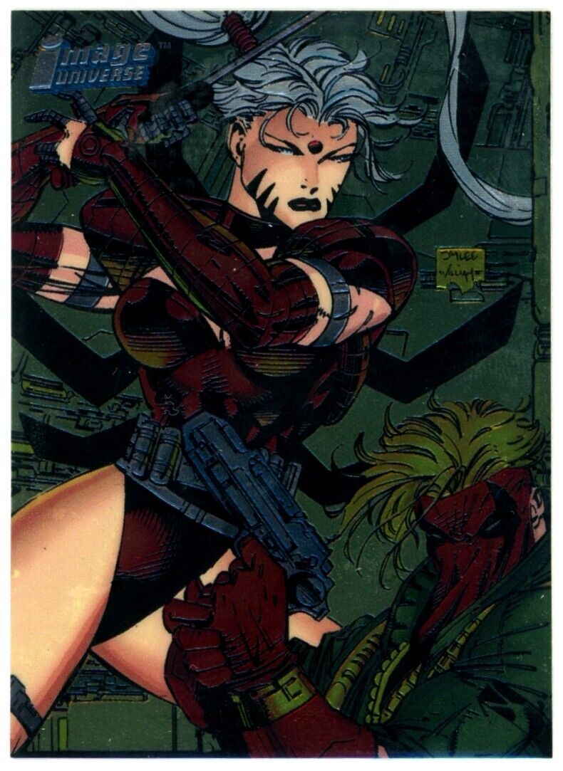 GRIFTER & ZEALOT WILDC.A.T.S. 1995 Topps Image Universe Founders Series #29 WildC.A.T.S. Base - Hobby Gems