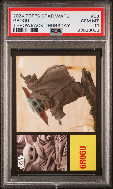 GROGU PSA 10 2024 Topps Star Wars Throwback Thursday TBT #53 C2 Star Wars Base Graded Cards - Hobby Gems