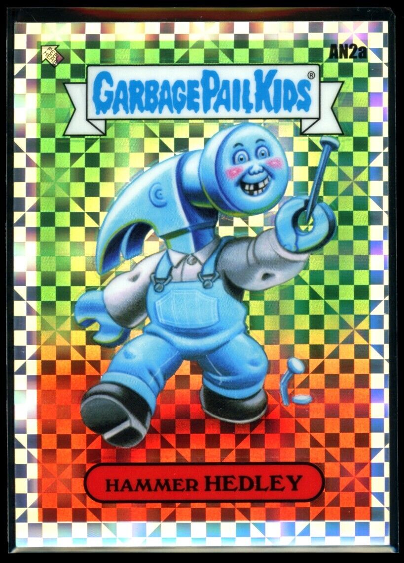 HAMMER HEDLEY 2021 Topps Chrome Series 4 X-Fractor 8/150 Garbage Pail Kids AN2a Garbage Pail Kids Parallel - Hobby Gems