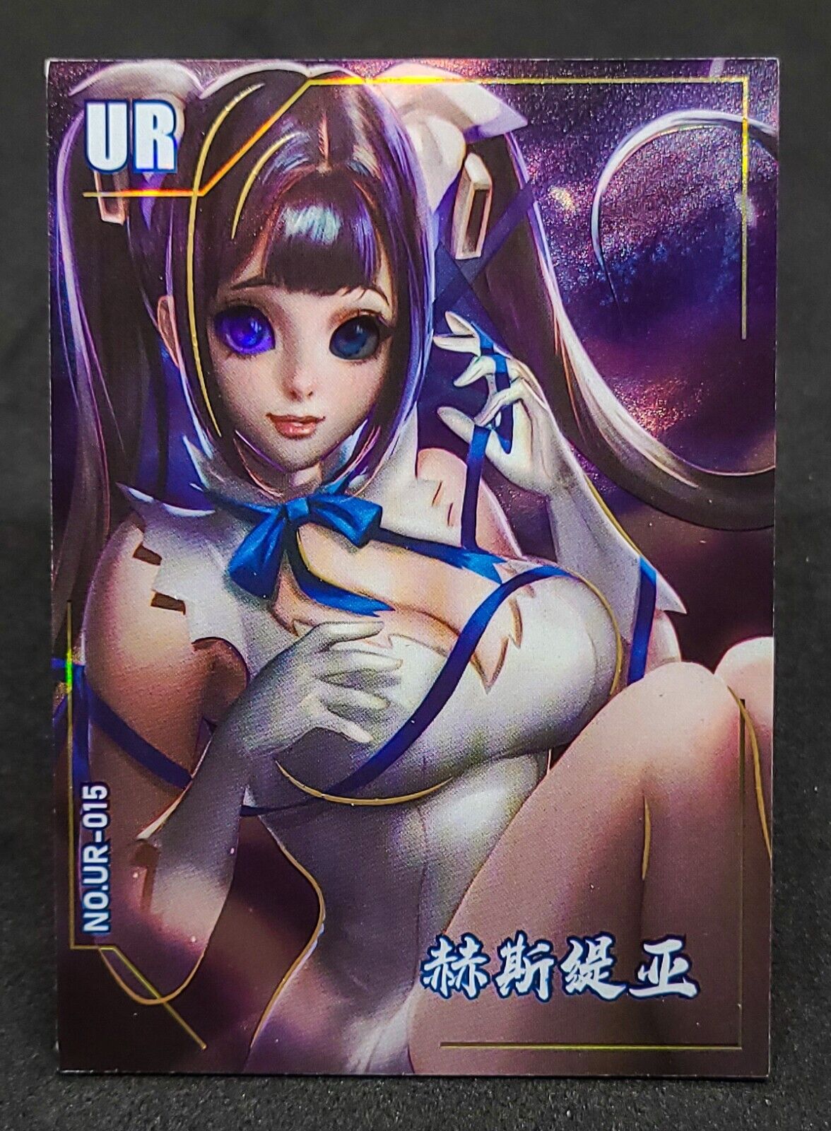 HESTIA Is it Wrong UR-015 Super Sister Goddess Story Waifu Anime C2 Goddess Story Base - Hobby Gems