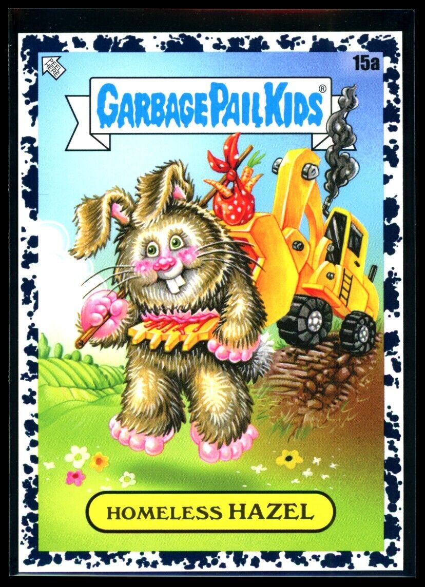 HOMELESS HAZEL 2022 Topps Book Worms Inkwell Black Garbage Pail Kids #15a Garbage Pail Kids Base - Hobby Gems
