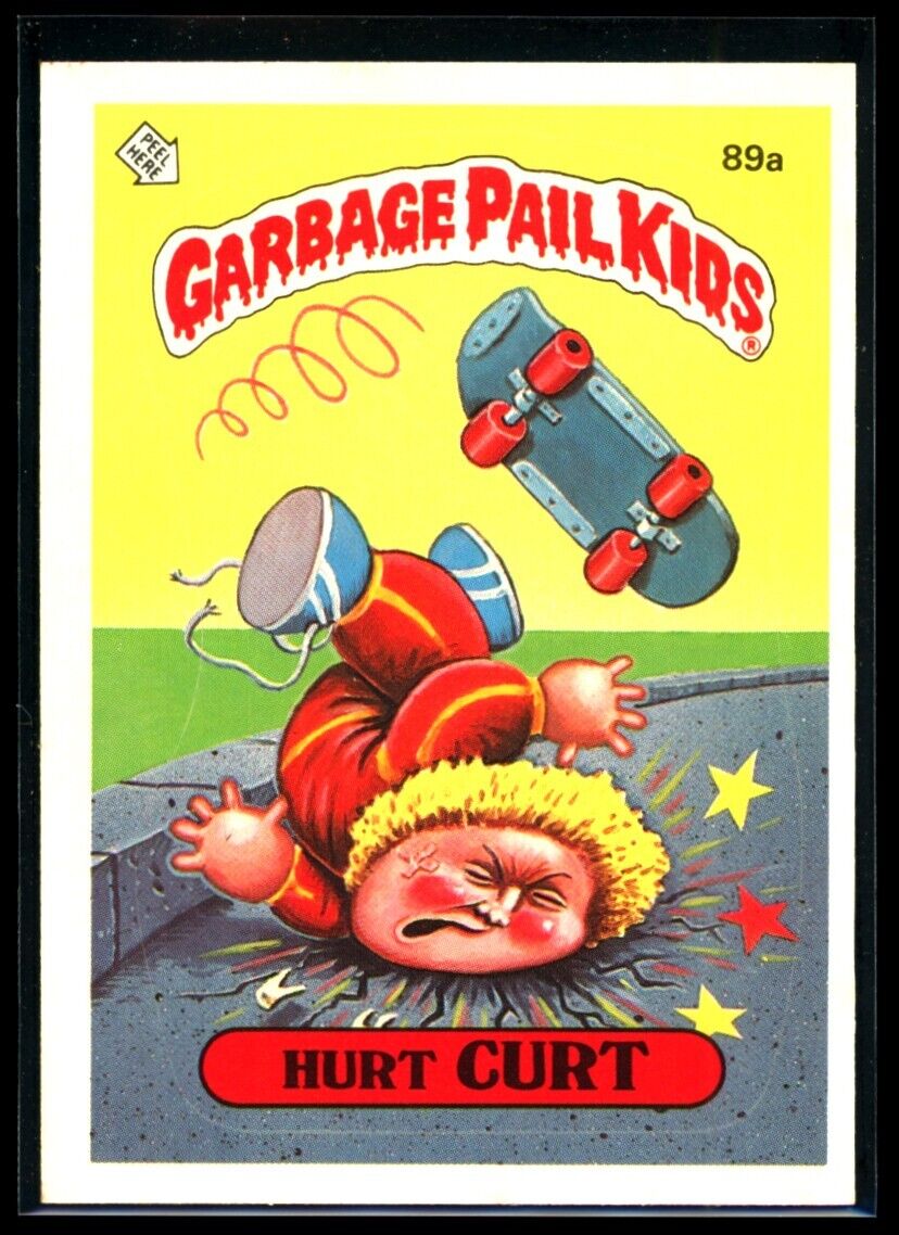 HURT CURT 1986 Garbage Pail Kids Series 3 #89a No Copyright NM C1 Garbage Pail Kids Base - Hobby Gems