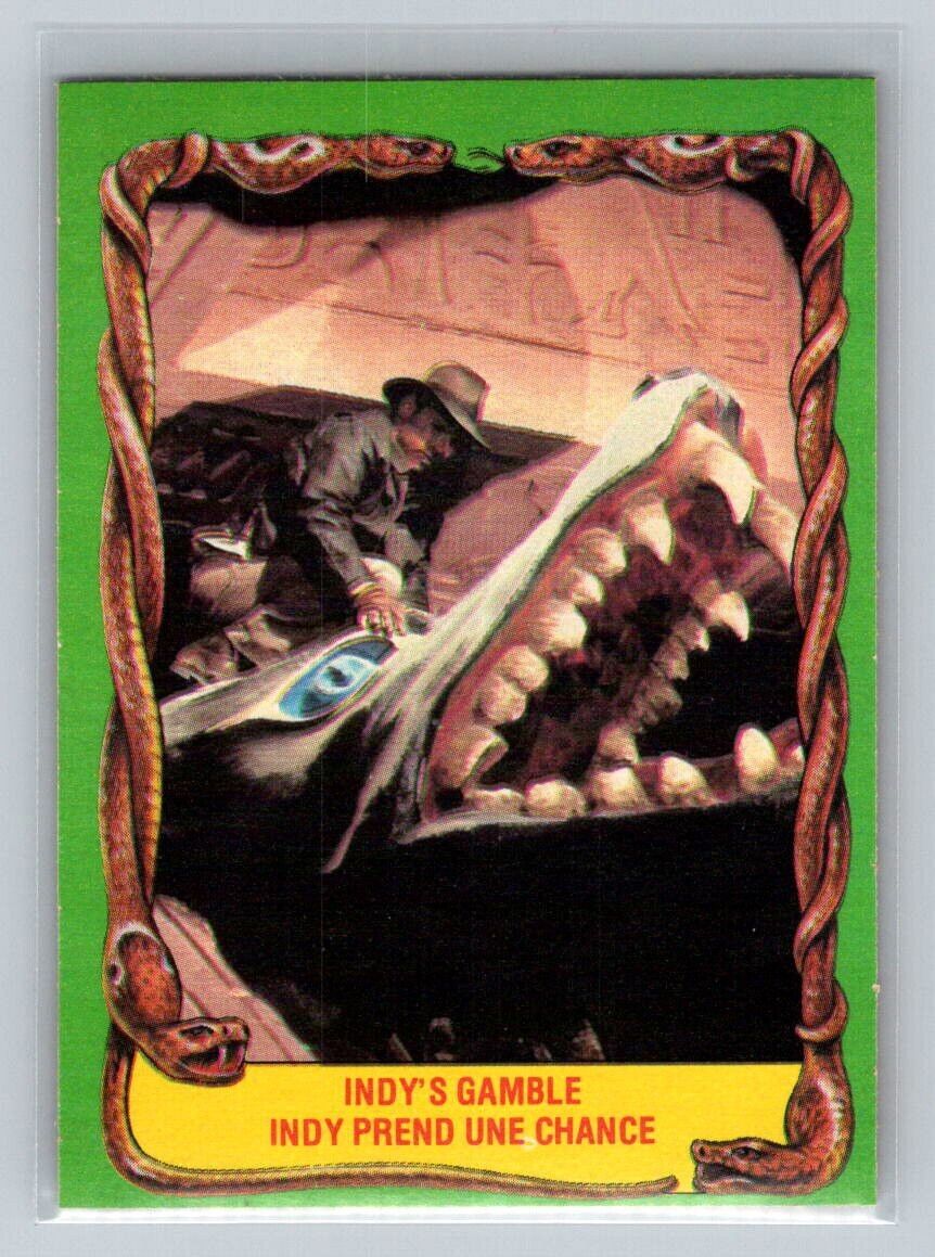 INDY'S GAMBLE 1981 O-Pee-Chee Raiders of the Lost Ark #61 C1 Raiders of the Lost Ark Base - Hobby Gems