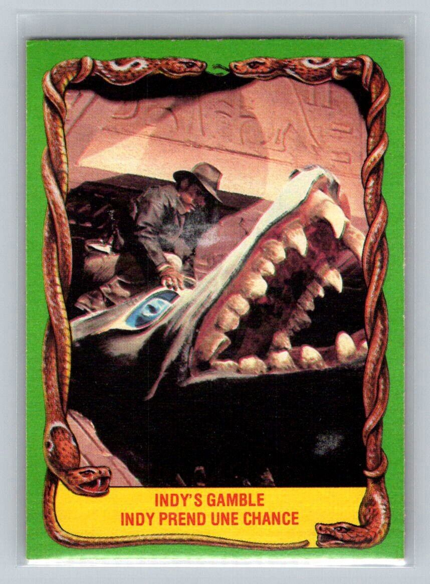 INDY'S GAMBLE 1981 O-Pee-Chee Raiders of the Lost Ark #61 C3 Raiders of the Lost Ark Base - Hobby Gems