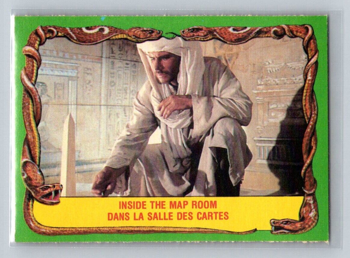 INSIDE THE MAP ROOM 1981 O-Pee-Chee Raiders of the Lost Ark #45 C1 Raiders of the Lost Ark Base - Hobby Gems